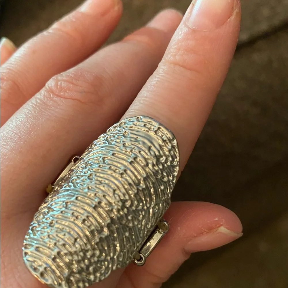 Silver Maze Design Ring - Picture 4 of 5